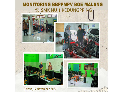 Monitoring Pengembangan Program Sekolah, BBPPMPV BOE Malang 